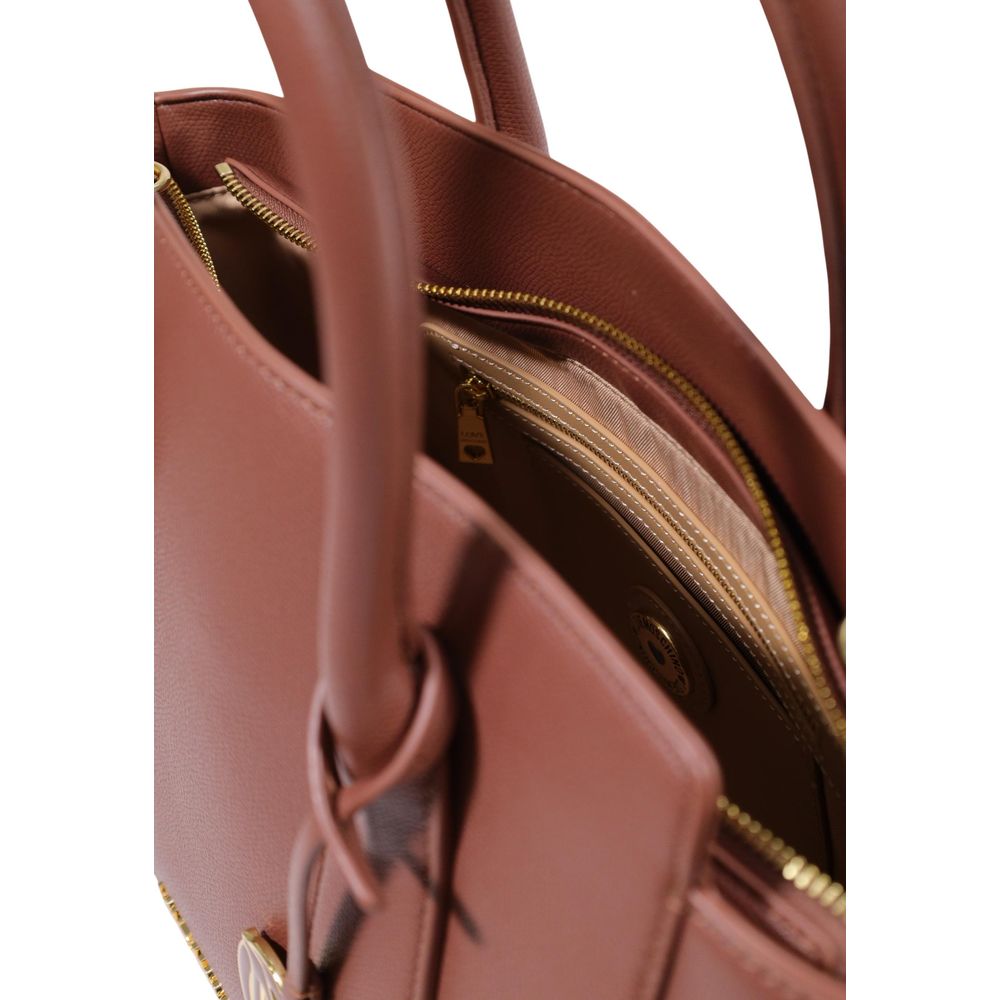 Brown Polyethylene Handbag