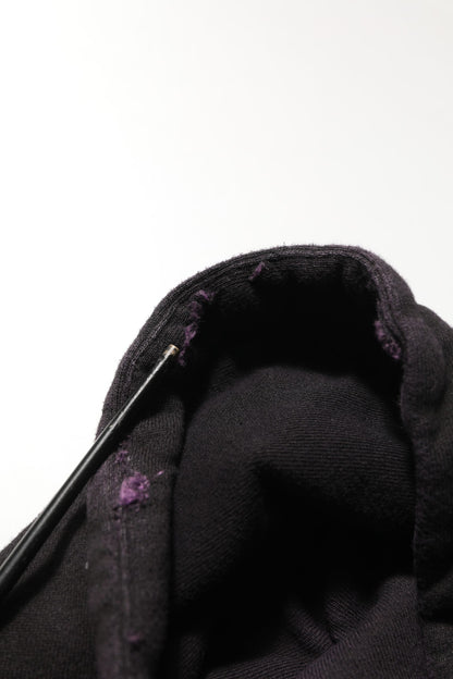 Black Cotton DGVIB3 Hooded Sweatshirt Sweater