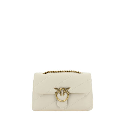 White Calf Leather Bos Taurus Shoulder Bag