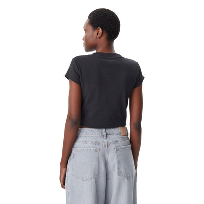 Black Cotton T-Shirt