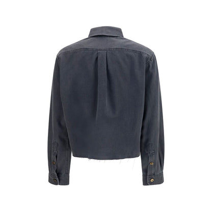 Gray Denim Shirt