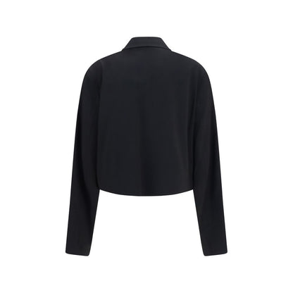 Black Wool Oves Aries Full-Length Jacket