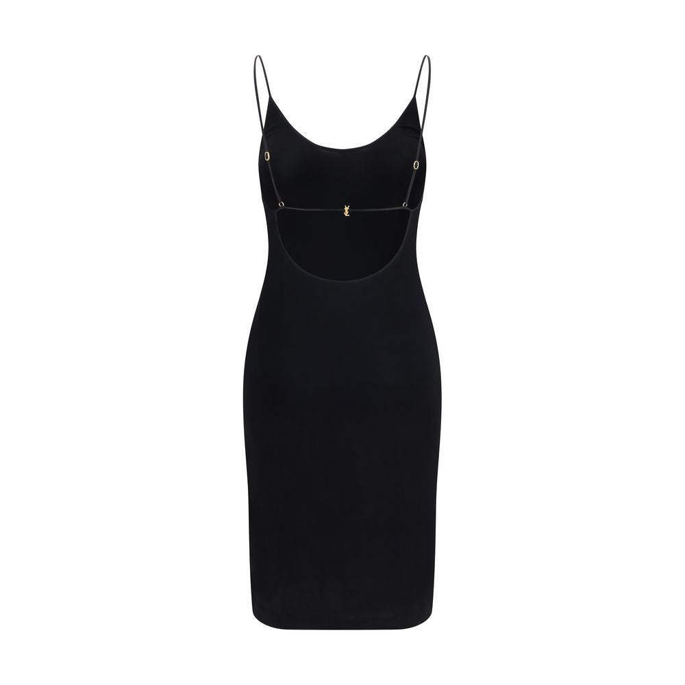 Black Viscose Cocktail Dress