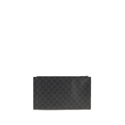 Black Fabric Shoulder Bag
