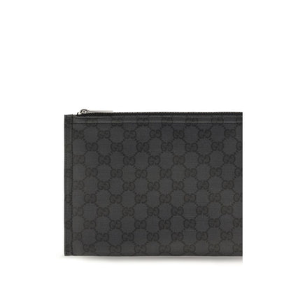 Black Fabric Shoulder Bag