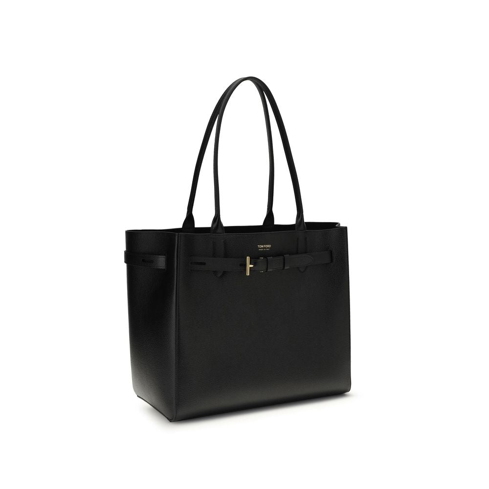 Black Calf Leather Bos Taurus Shoulder Bag