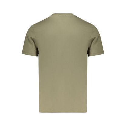 Green Cotton Men's T-Shirt
