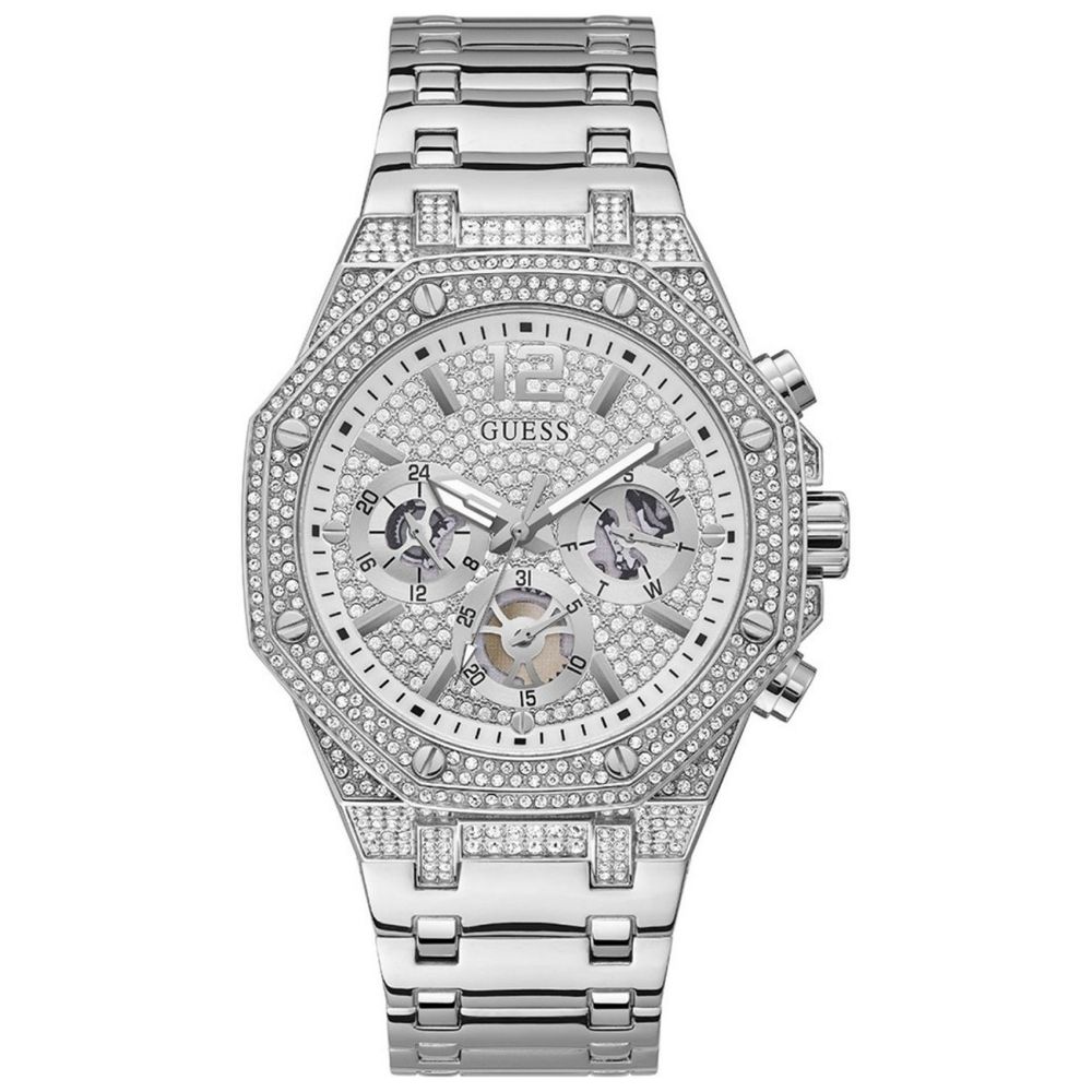 Gray Stainless Steel Dress Watch