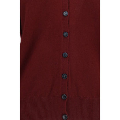 Bordeaux Cashmere Cardigan