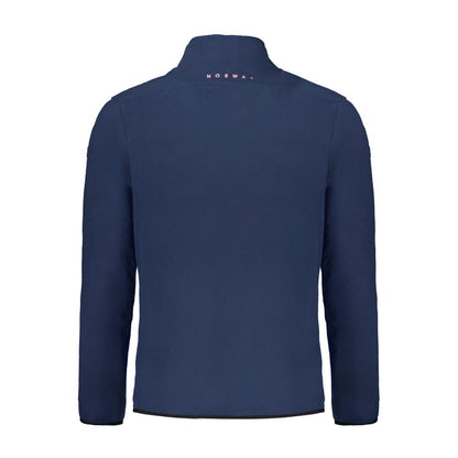 Blue Polyester Men's Sweatshirt