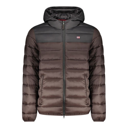 Marrone Poliammide Men's Jacket