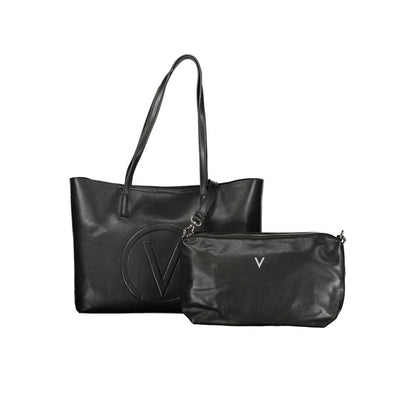 Nero Poliuretano Women's Bag with Adjustable Strap