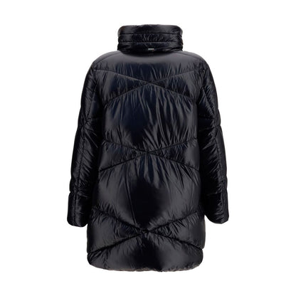 Black Goose Down Full-Length Jacket