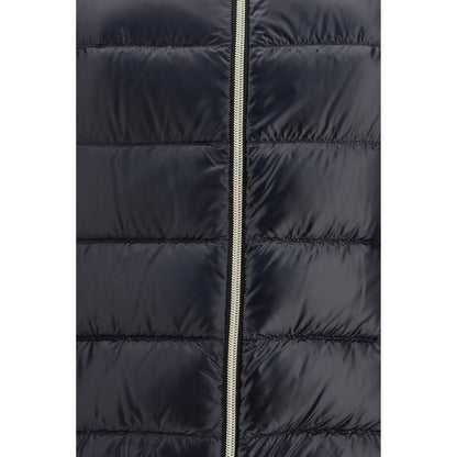 Black Polyamide Full-Length Jacket