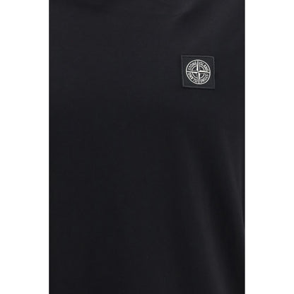Black Cotton T-Shirt