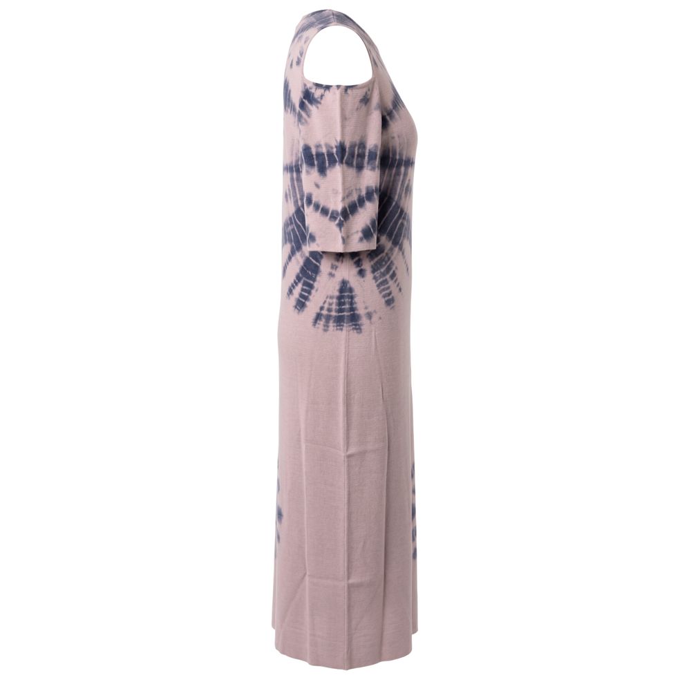 Purple Cotton Women Dress