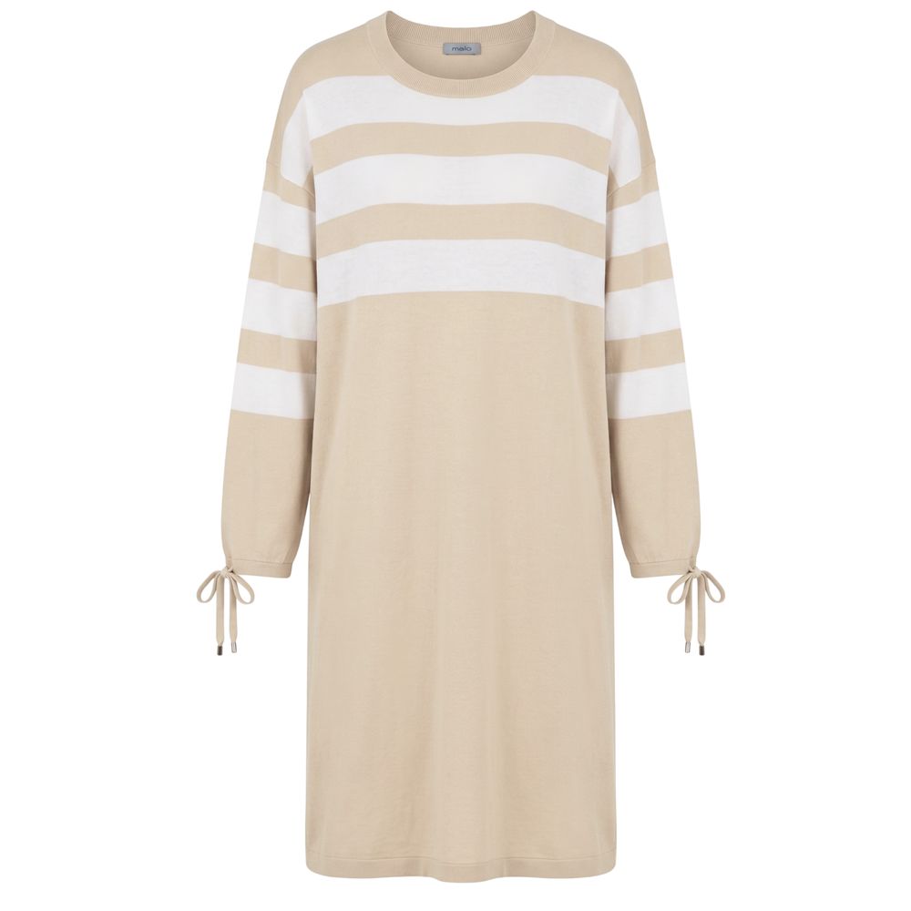 Beige Cotton Women Dress
