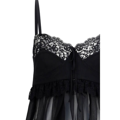 Black Silk Blouse