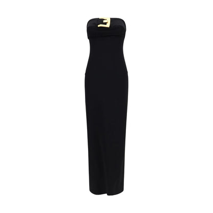Black Viscose Cocktail Dress