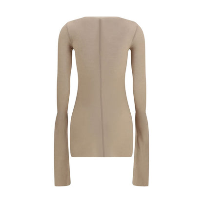 Beige Viscose Shirt