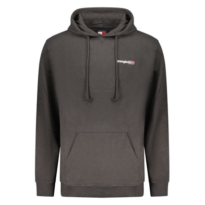 Black Cotton Men's Sweatshirt
