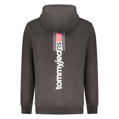 Black Cotton Men's Sweatshirt