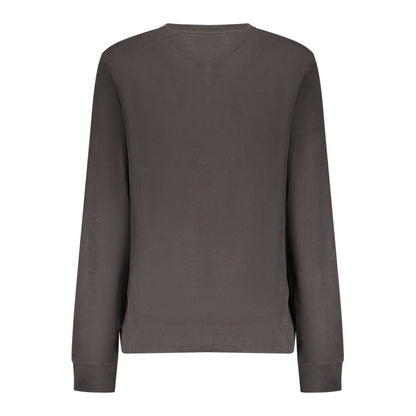 Black Cotton Women's Sweatshirt