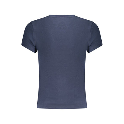 Blue Cotton Women's T-Shirt