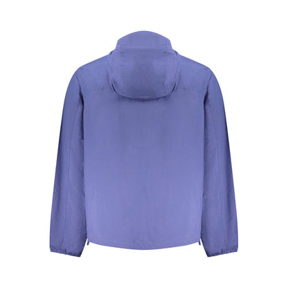 Blue Polyamide Men's Jacket