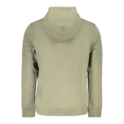 Green Cotton Men's Hoodie