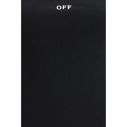 Black Cotton Sleeveles T-Shirt