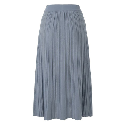 Grey Cotton Women Skirt