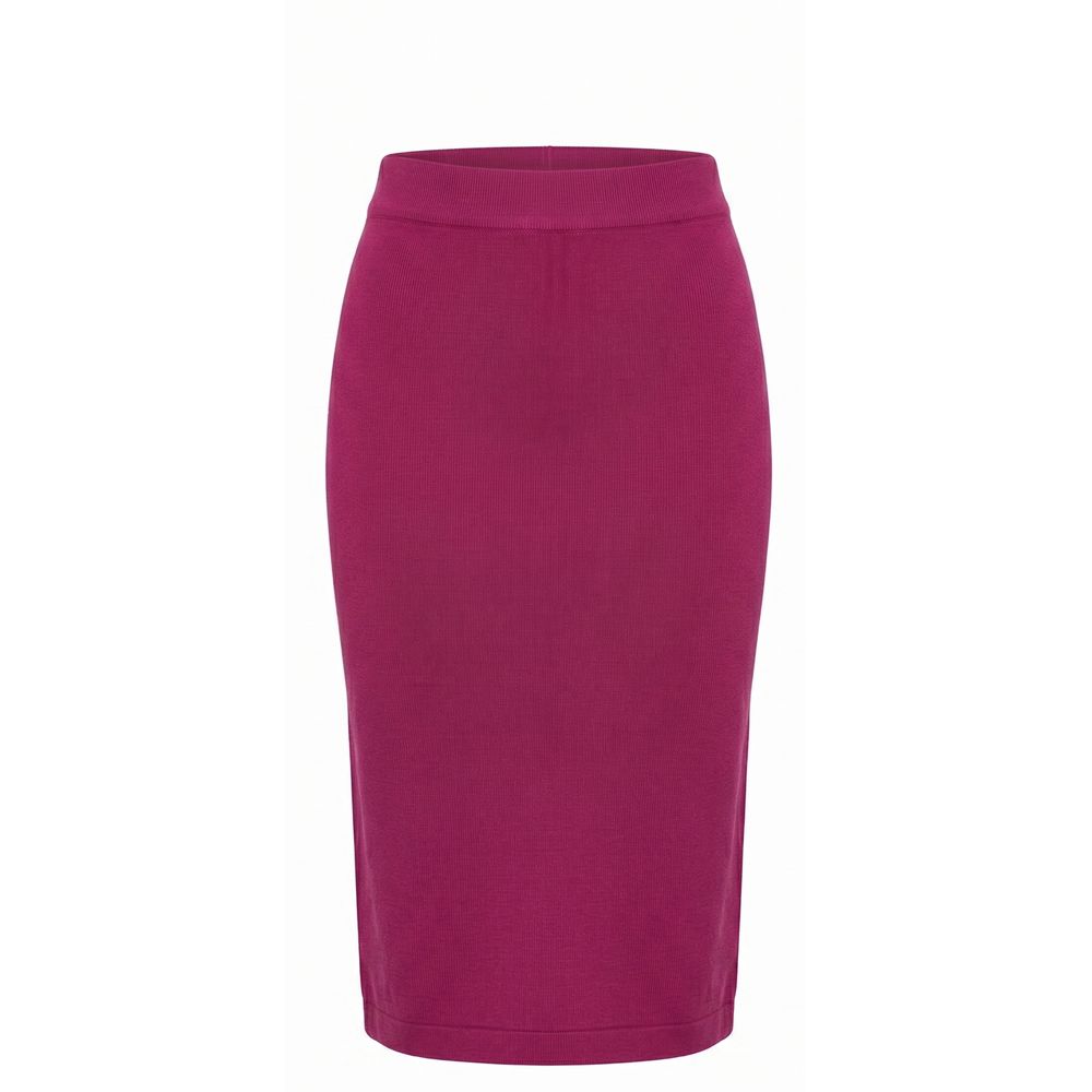Purple Cotton Women Skirt