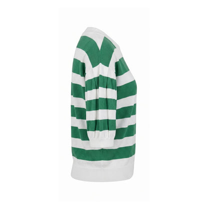 Green Cotton Women Sweater