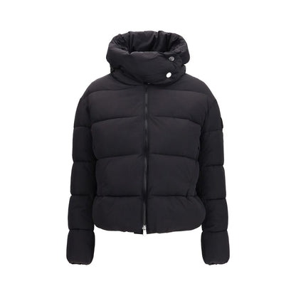 Black Nylon Full-Length Jacket