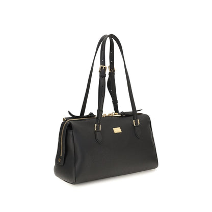 Black Calf Leather Bos Taurus Shoulder Bag