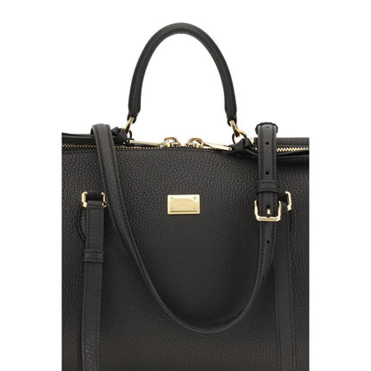 Black Calf Leather Bos Taurus Shoulder Bag
