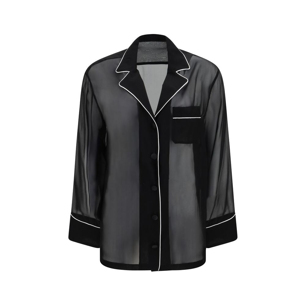 Black Silk Shirt
