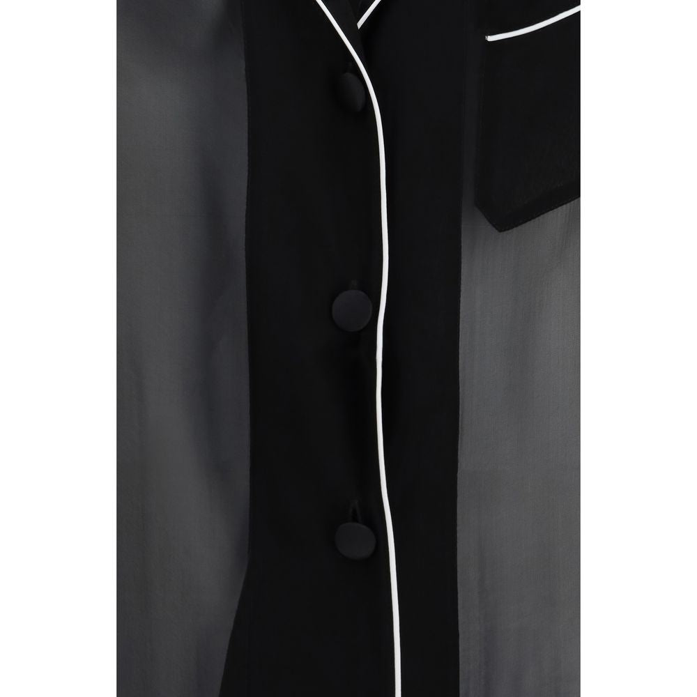 Black Silk Shirt