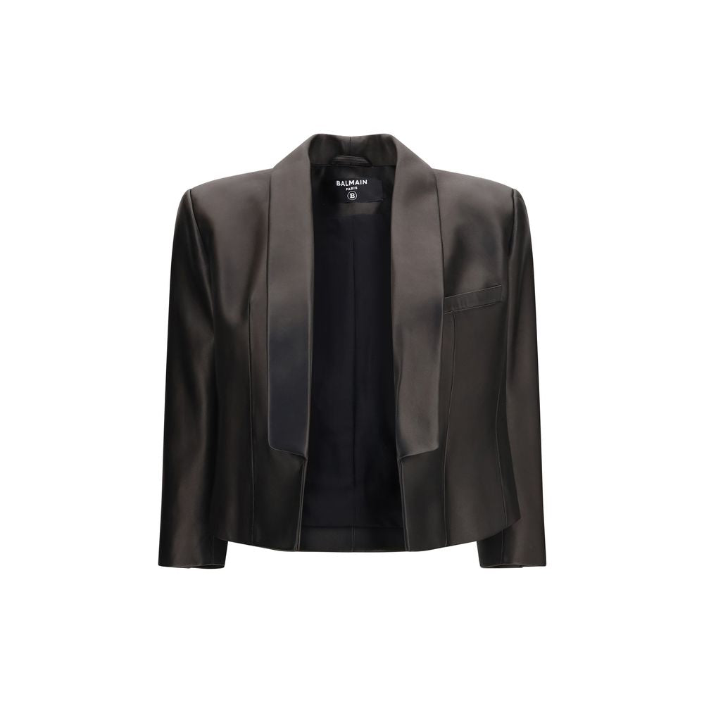 Black Lamb Ovis Aries Aries Leather Jacket