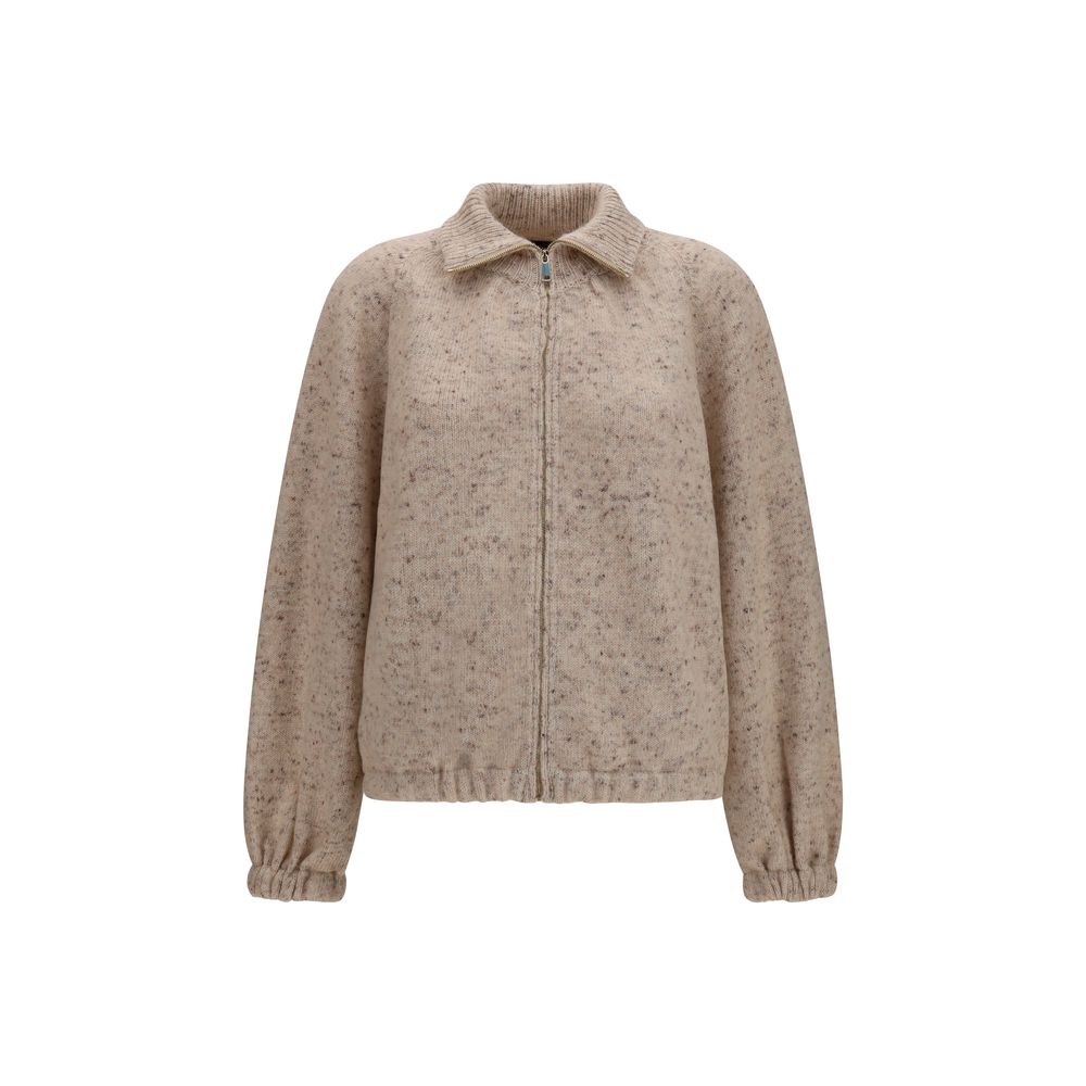 Beige Wool Oves Aries Bomber