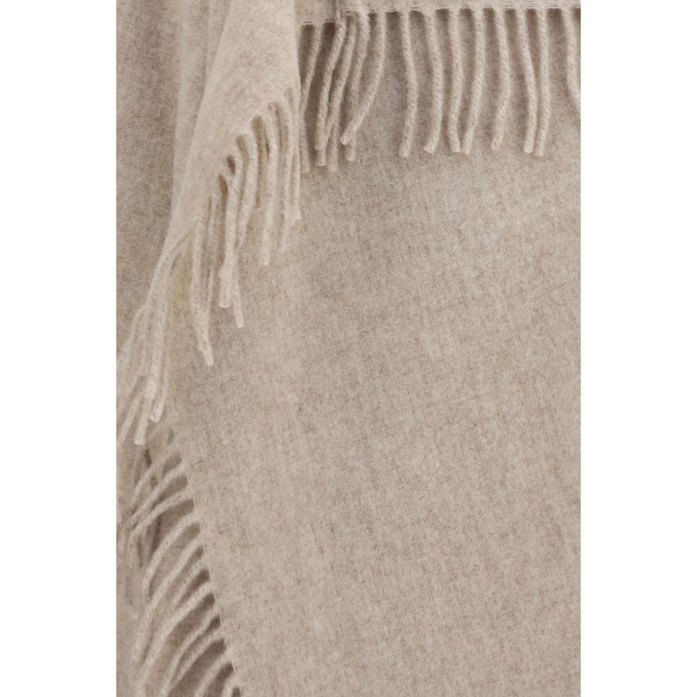 Beige Wool Oves Aries Scarf