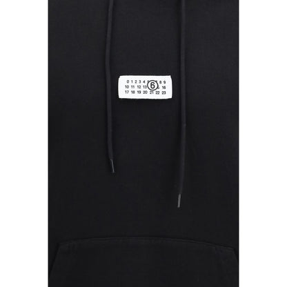 Black Cotton Sweatshirt