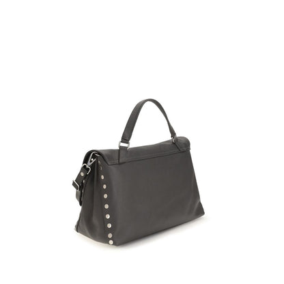 Gray Calf Leather Bos Taurus Handbag