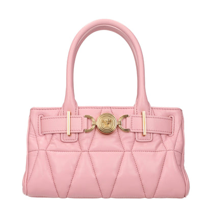Pink Leather Handbag