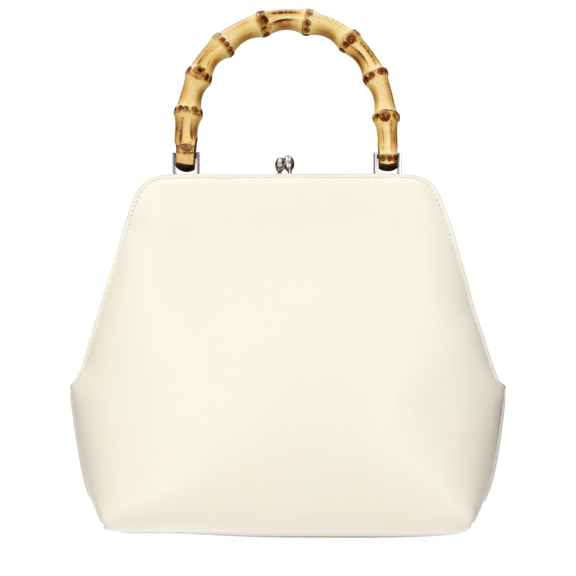 Beige Leather Handbag