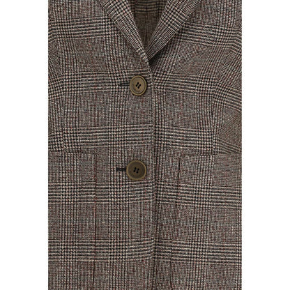 Brown Wool Oves Aries Blazer