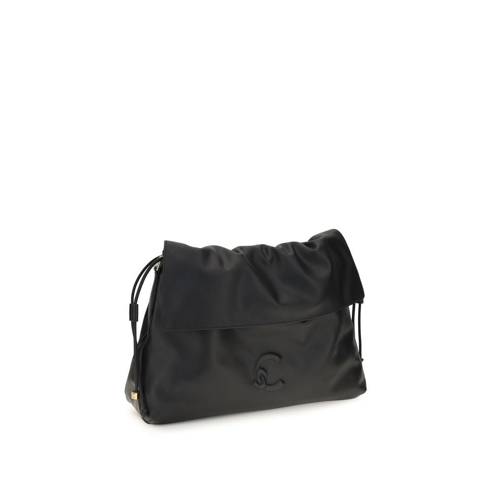 Black Calf Leather Bos Taurus Shoulder Bag