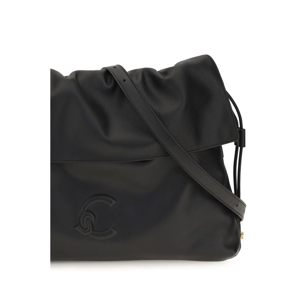Black Calf Leather Bos Taurus Shoulder Bag