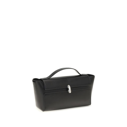 Black Calf Leather Bos Taurus Shoulder Bag